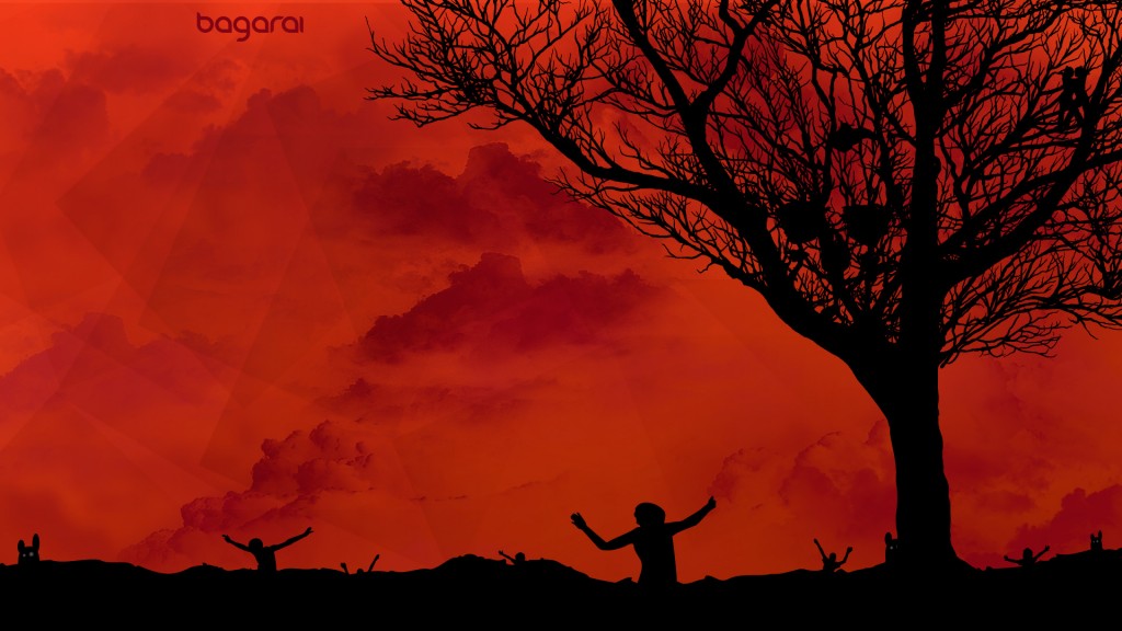 Wallpaper Mortos Vivos (ilustração: Alan Corrêa)