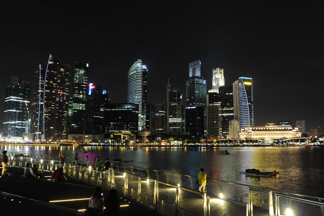 Earth Hour Singapore 2011 (foto: ©WWF / Mabel Lee Singapore Skyline)