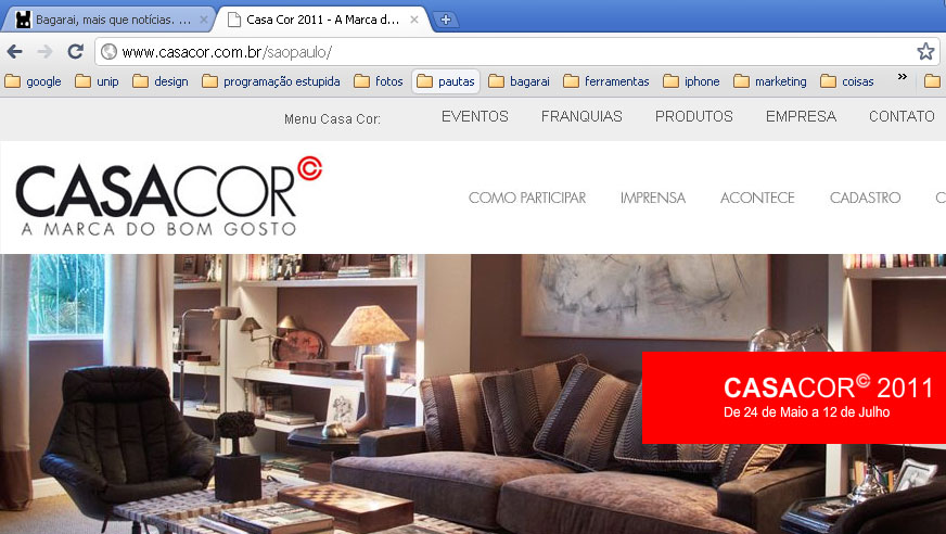 Site da Casa Cor (reprodução)
